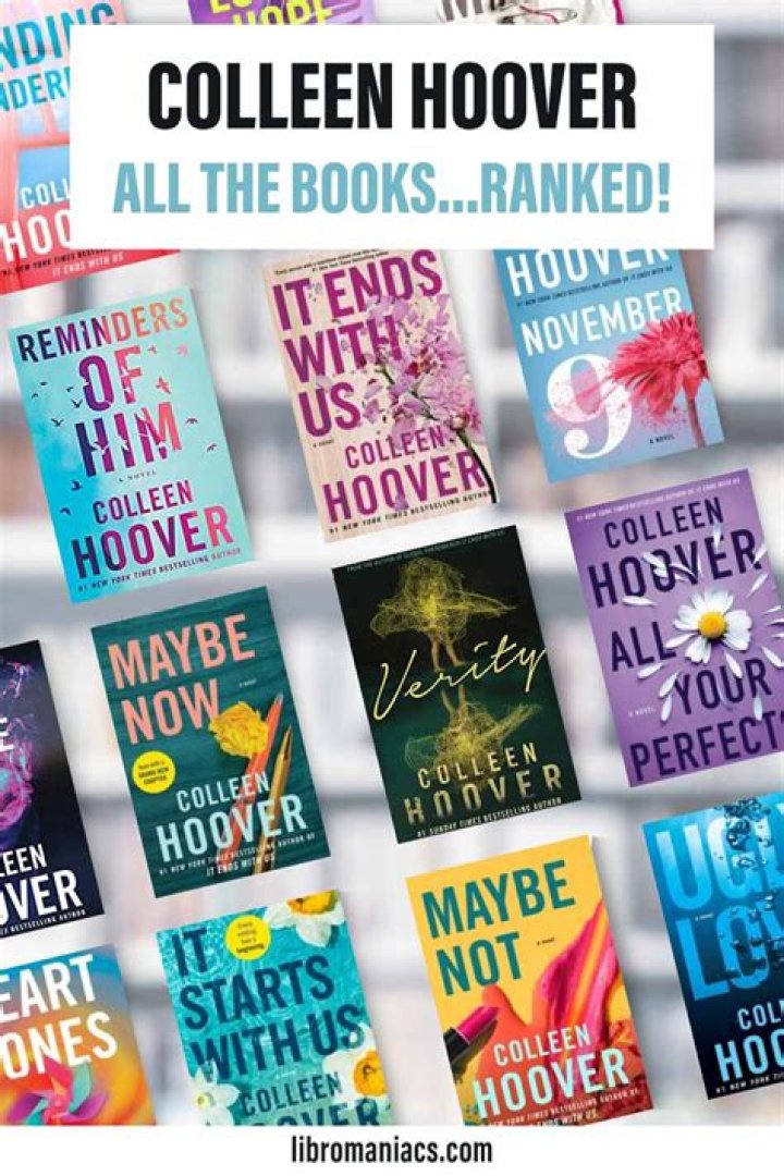 All Colleen Hoover books, ranked