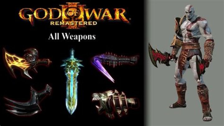 All of Kratos’ weapons in the ‘God of War’ games