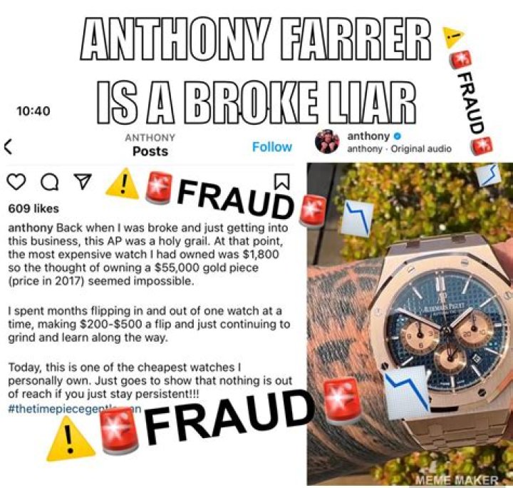 Anthony Farrer Obituary | Farrer Timepiece Gentleman Founder