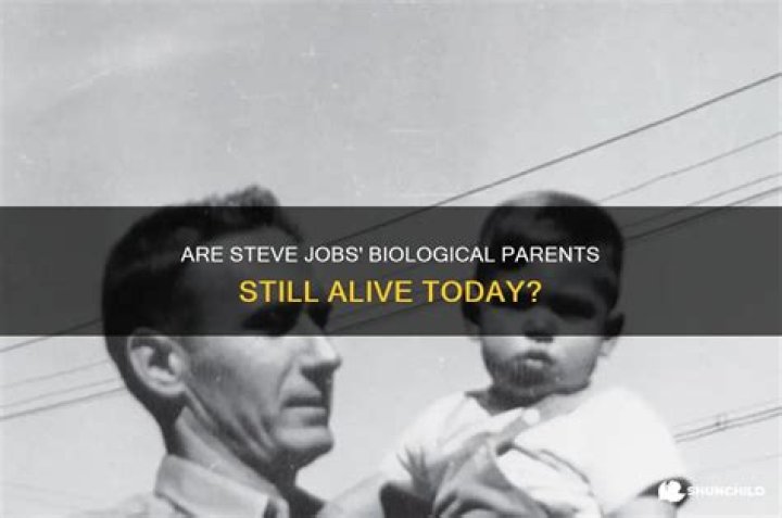 Are Steve Jobs biological parents still alive?