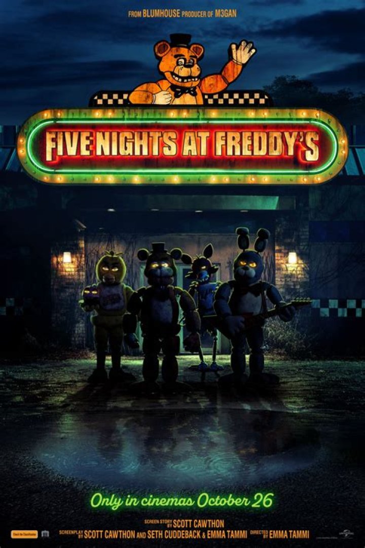 Are the animatronics CGI in the ‘Five Nights at Freddy’s’ movie?