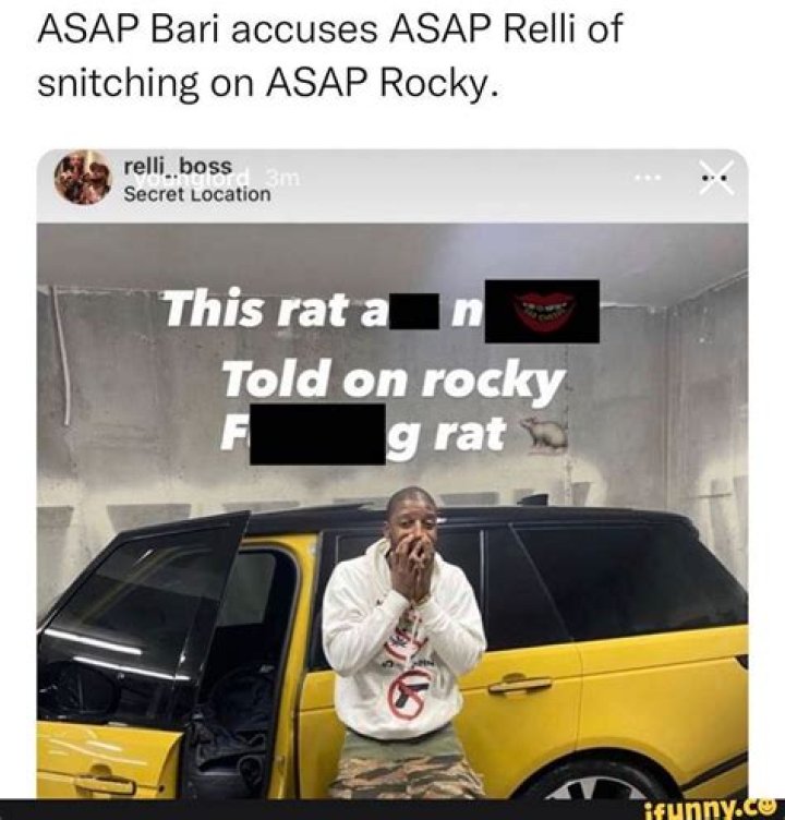 Asap Rocky Pleads Not Guilty After Asap Relli Accuses Him Of Shooting Asap Relli In The Back
