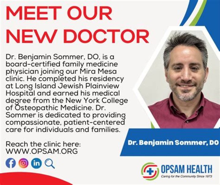 Dr. Benjamin Sommer, DO – Camden, NY