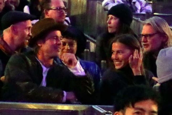 Brad Pitt And New GF Nicole Poturalski Spotted At Kanye West Concert Back In November