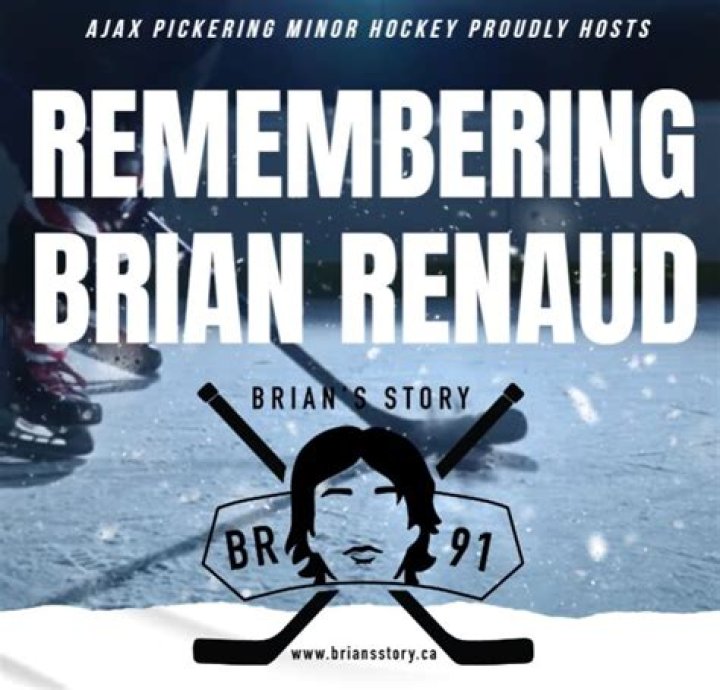 Brian Renaud Obituary, Pickering Ontario hockey Player