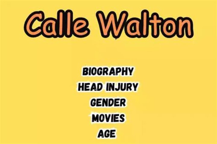 Calle Walton Height, Weight, Net Worth, Age, Birthday, Wikipedia, Who, Instagram, Biography