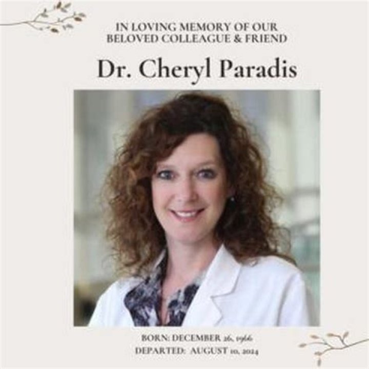 Dr. Cheryl (Paradis-Fiedler) Paradis, MD – Elgin, IL