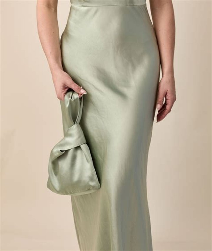 Satin pouch jordan almond bag, Boubounieres