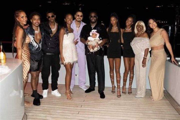 Diddy Shares Throwback Pics With His Gorgeous Daughters From His Birthday Party On A Private Island