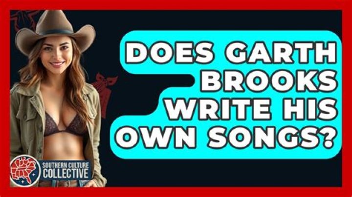Does Garth Brooks still perform? Does Garth Brooks write his own songs?