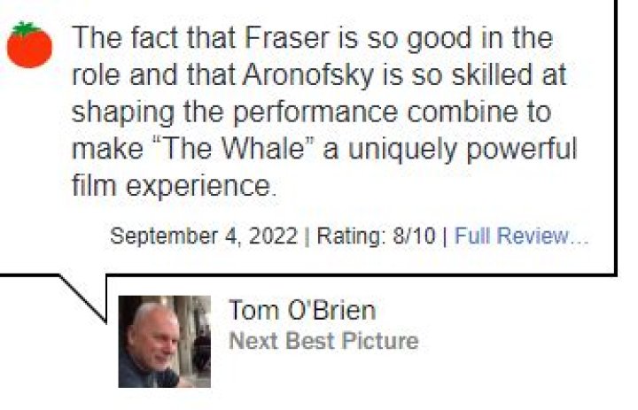 Early reviews of ‘The Whale’ are in, and critics are absolutely loving Brendan Fraser