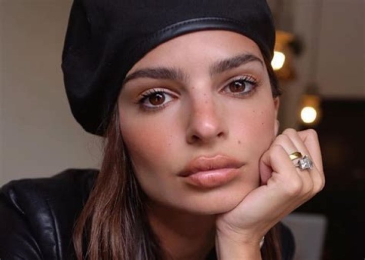 Emily Ratajkowski Stops Traffic In Edgy Black Beret And Mini Dress