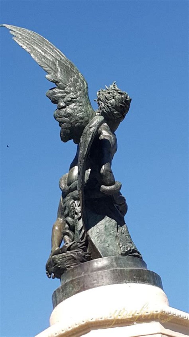Fallen Angel Statue Found In Russian Quarry