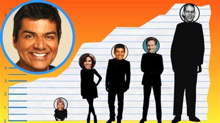 How tall is comedian George Lopez?