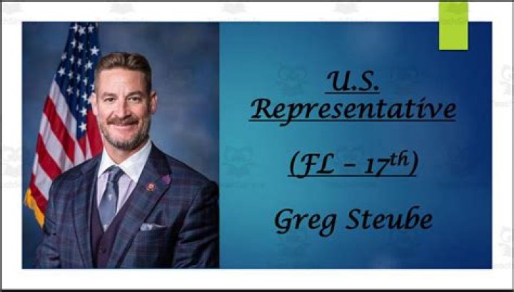 Greg Steube Biography, Age, Salary, Net worth, Family, Wife, Education, Political Career, Congress
