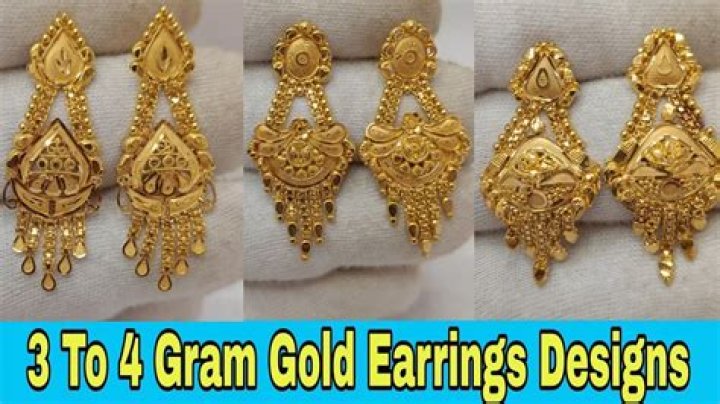 How many grams of gold are in earrings