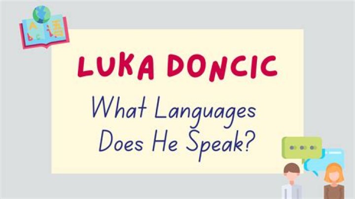 How many languages can Luka Dončić speak?