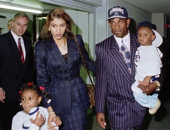 How many wives has Deion Sanders had?