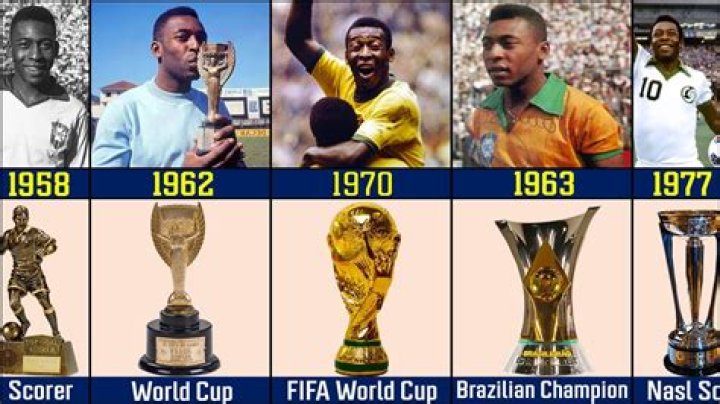 How many World Cup trophies did Pele win?