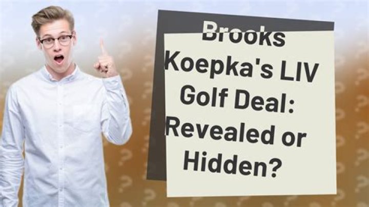 How much was Brooks Koepka paid for LIV?