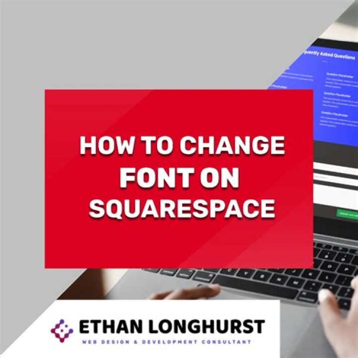 How to change font on squarespace