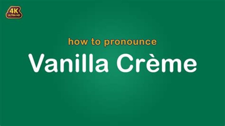 How to pronounce vanilla