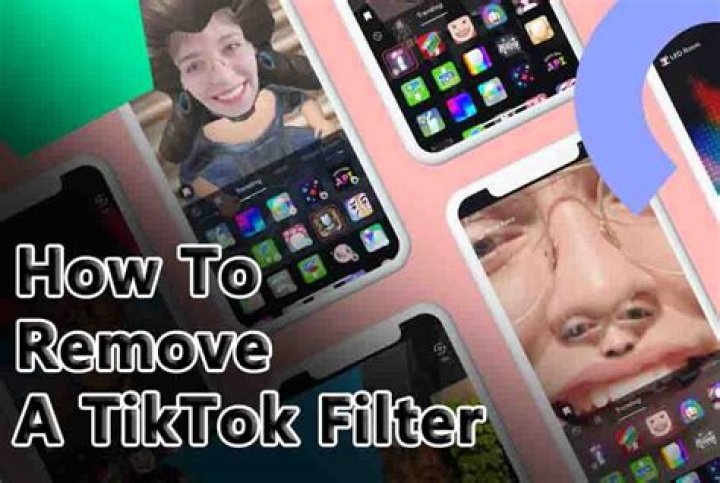 How to remove filters on TikTok