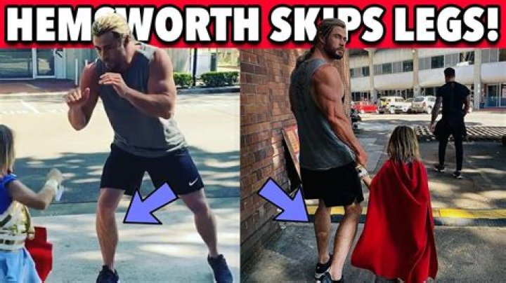 The Internet’s Roasting Chris Hemsworth For Skipping Leg Day