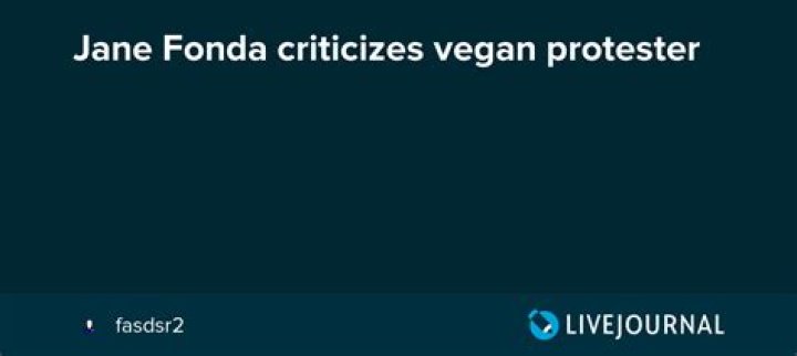 Is Jane Fonda vegan? – Celebrity