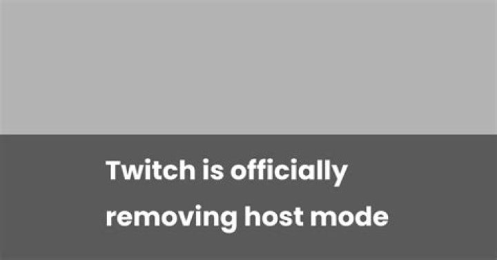 Is Twitch removing Host Mode? Explained