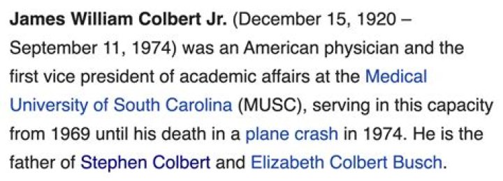 James William Colbert, Jr. cause of death: What happened to Stephen Colbert’s father?