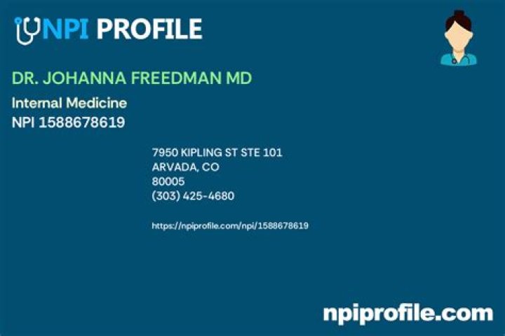Dr. Johanna Freedman, MD – Arvada, CO