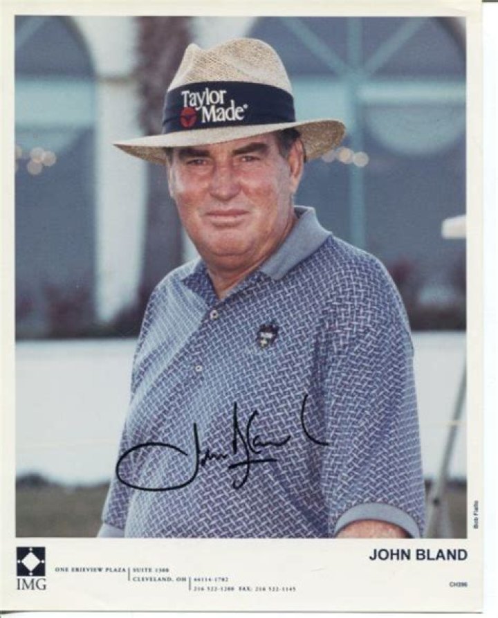 John Bland (golfer) cause of death