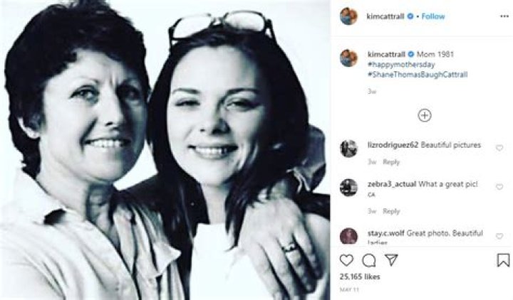 Kim Cattrall parents: Gladys Shane Baugh, Dennis Cattrall