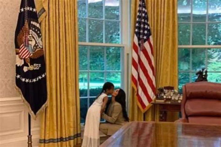 Kim Kardashian Brought North West To The White House