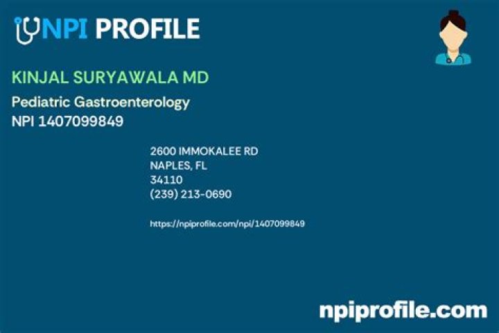Dr. Kinjal Suryawala, MD – Naples, FL