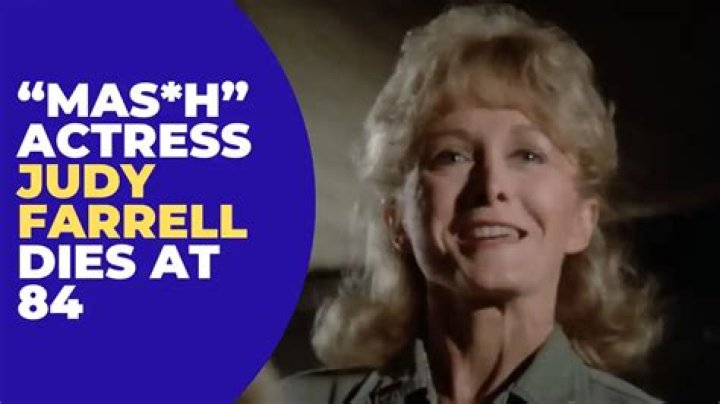 M*A*S*H Actress Judy Farrell Dies Of Stroke, Obituary