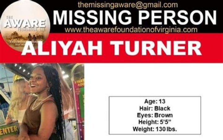 Missing Aliyah Turner Was Last Seen at Wyndham Drive, Help Find Her