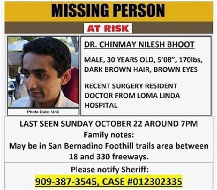 Missing Chinmay Nilesh Bhoot with Depression Found Safe