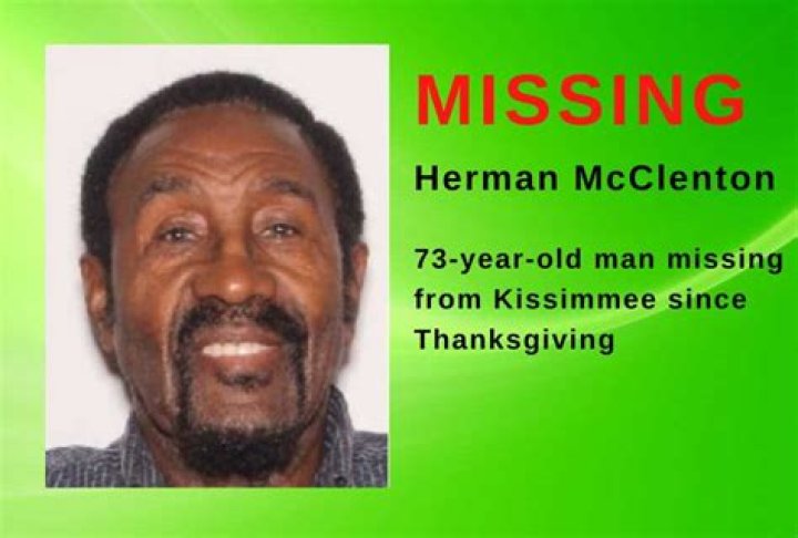 Missing Herman McClenton Sr Found Dead