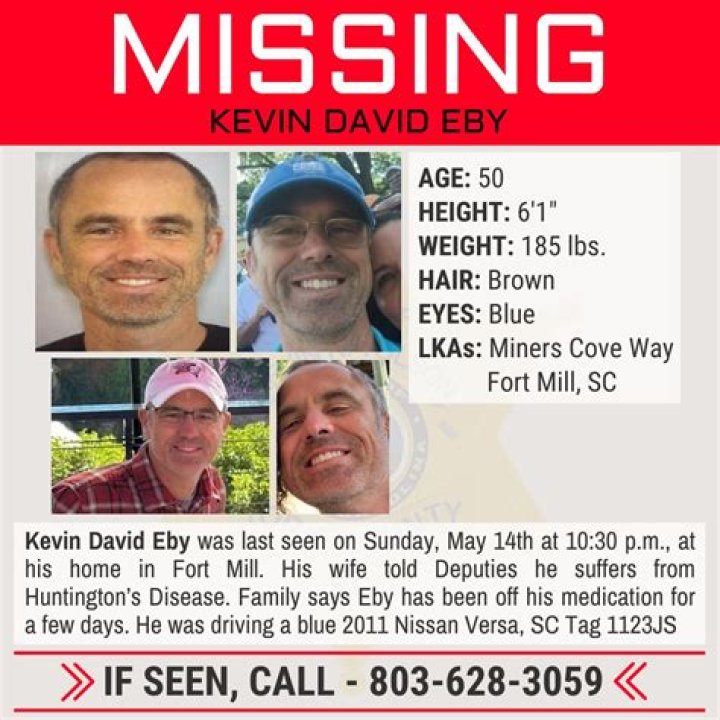 Missing Kevin Eby Update; Help Find York County man with neurological disease