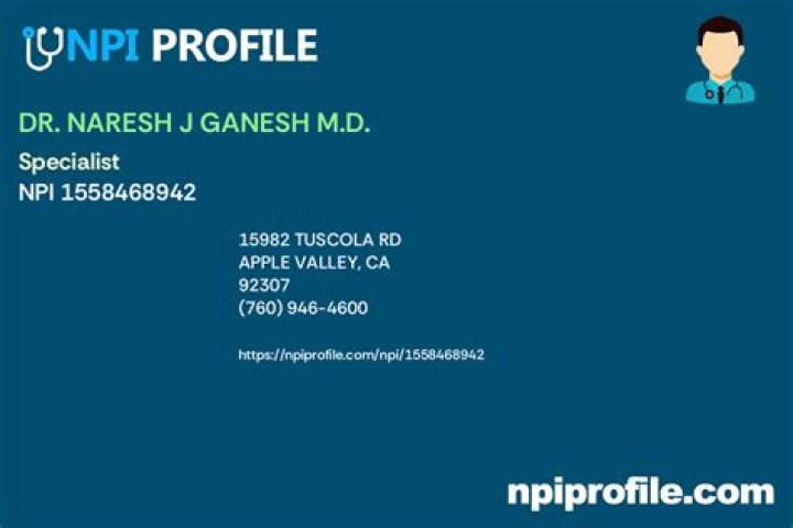 Dr. Naresh Ganesh, MD – Apple Valley, CA