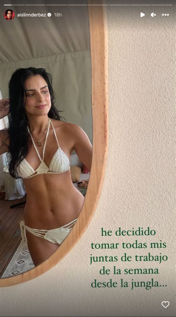 Aislinn Derbez in Bathing Suit is in 
