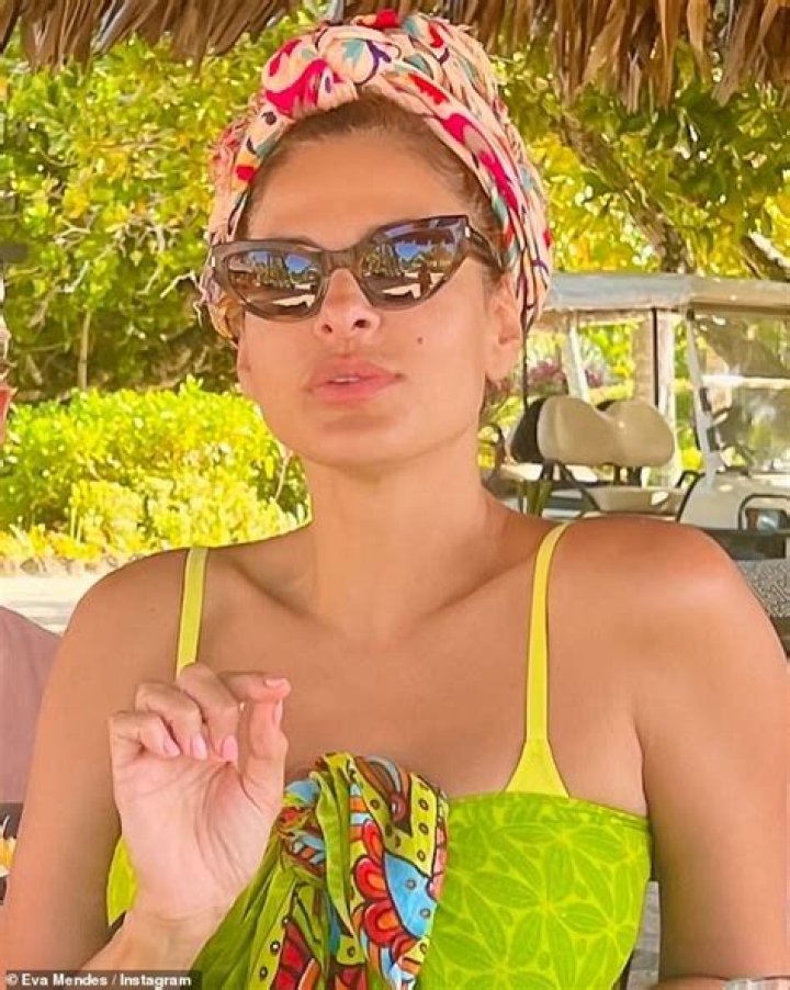 Eva Mendes in Bathing Suit Says 