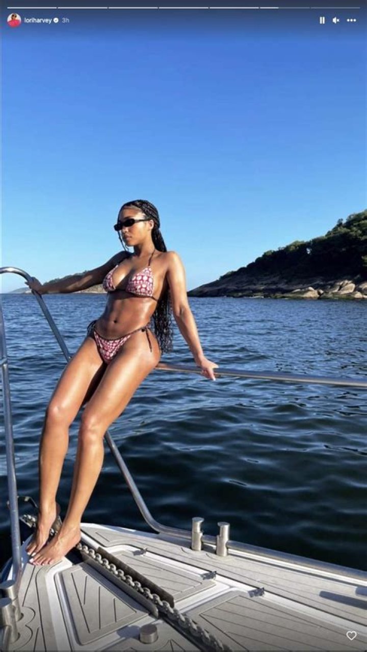 Lori Harvey in Bathing Suit Celebrates Birthday on Yacht — Celebwell