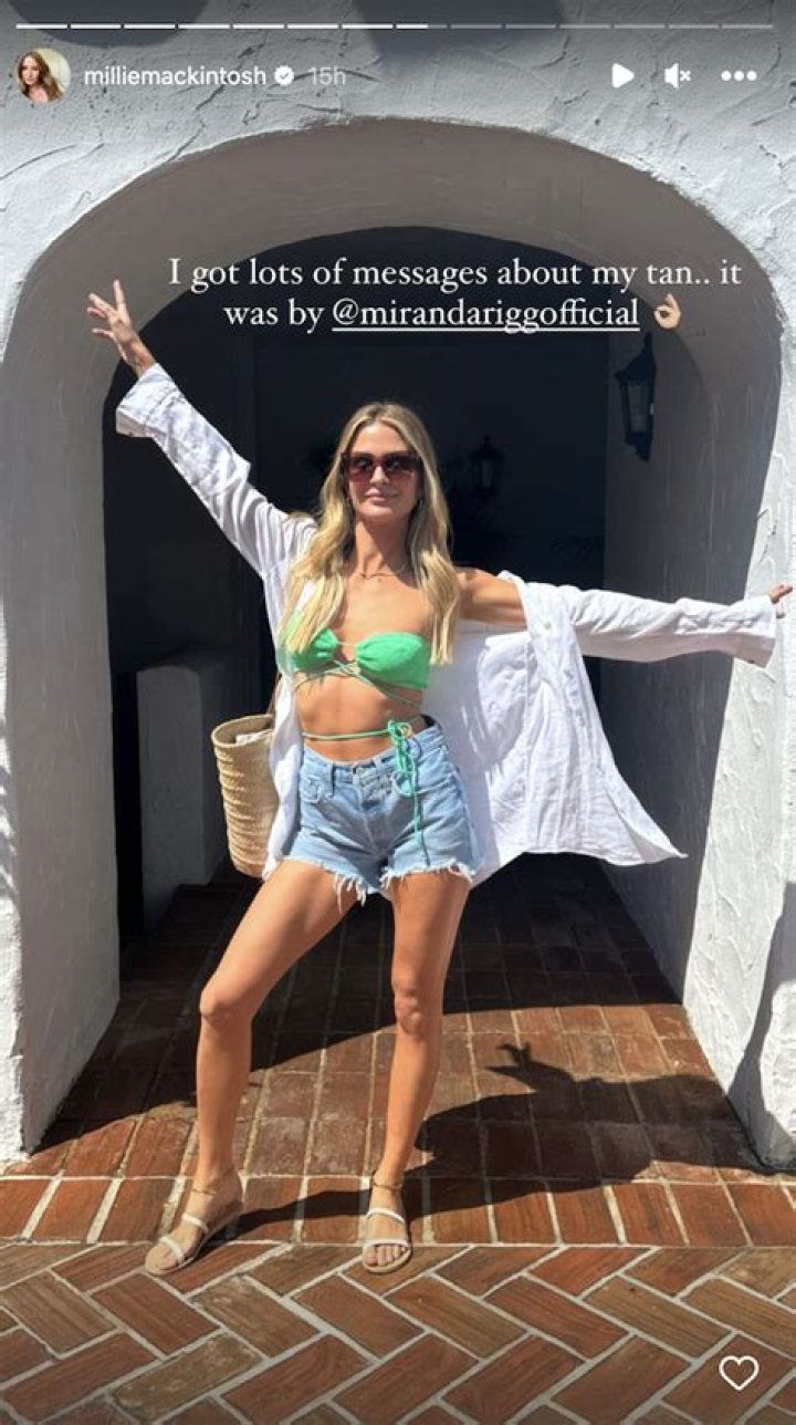 Millie Mackintosh in Bathing Suit Shows Off 