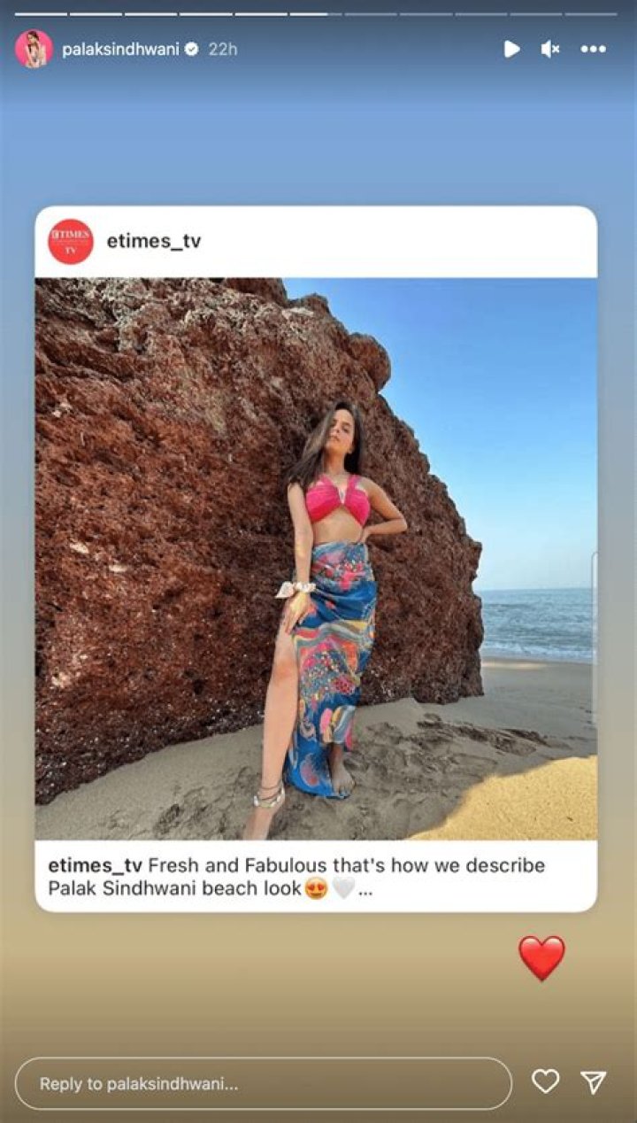 Palak Sindhwani in Bathing Suit Shares a Beach Photo — Celebwell