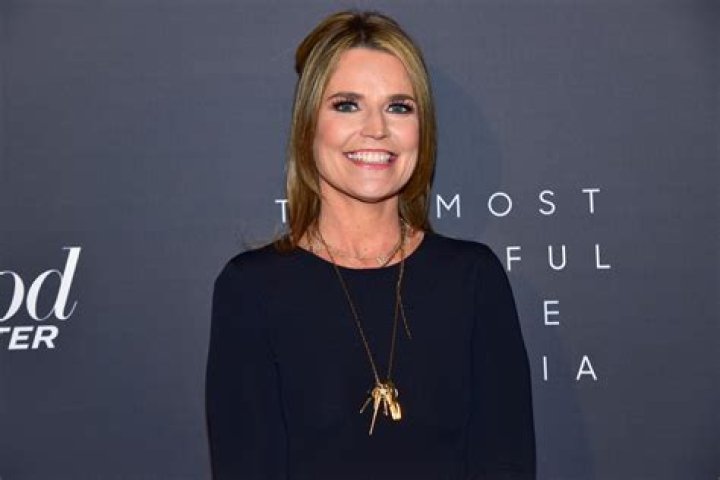 Savannah Guthrie in Bathing Suit Poses in Pool — Celebwell