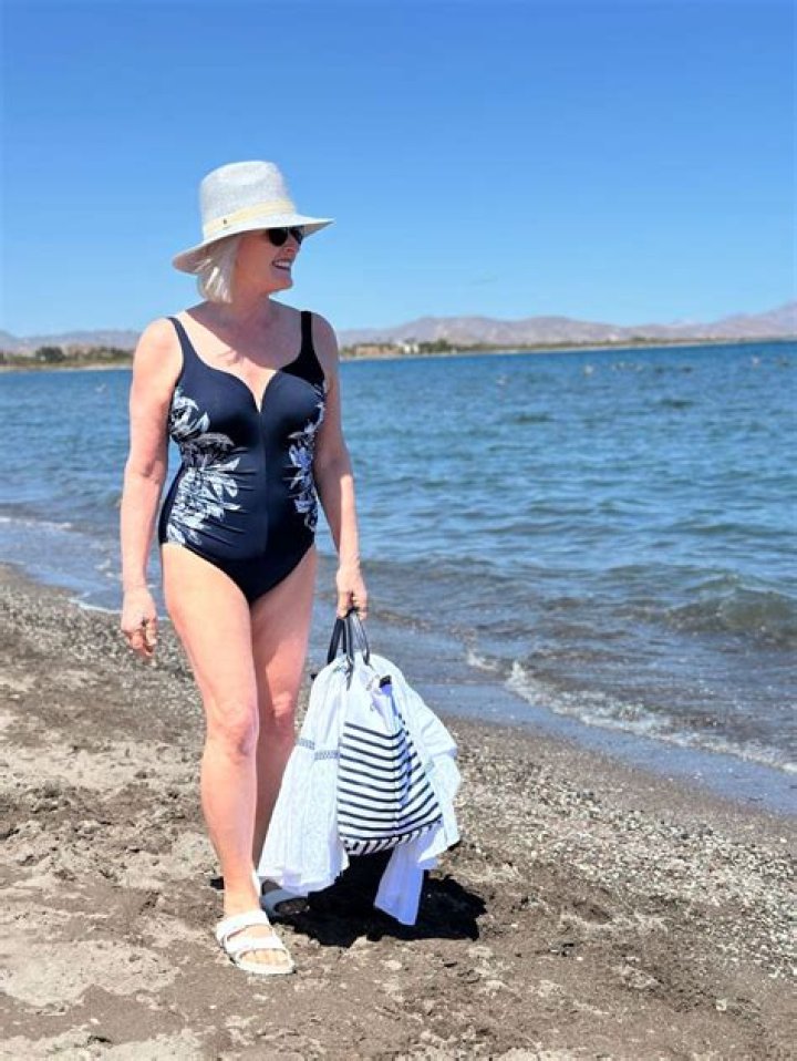 Sharon Stone in Bathing Suit is 
