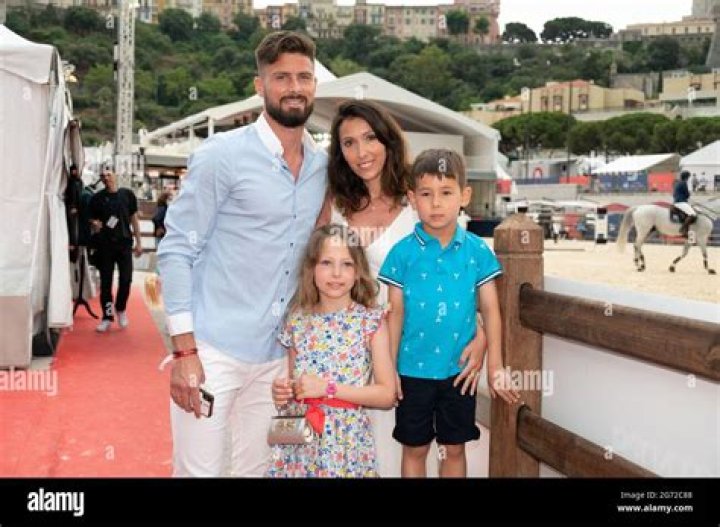 Olivier Giroud children: Aria Giroud, Evan Giroud, Jade Giroud, Aaron Giroud